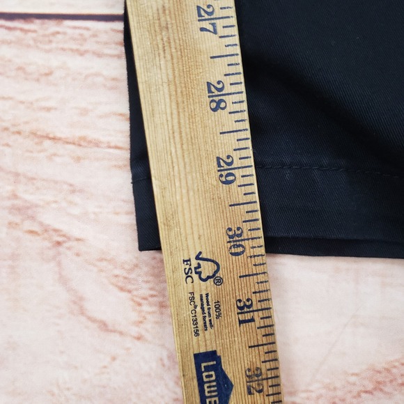 Vans Authentic Chino Slim Fit Pants Mens 32x32 Black Skateboard Casual Trousers - Picture 8 of 10